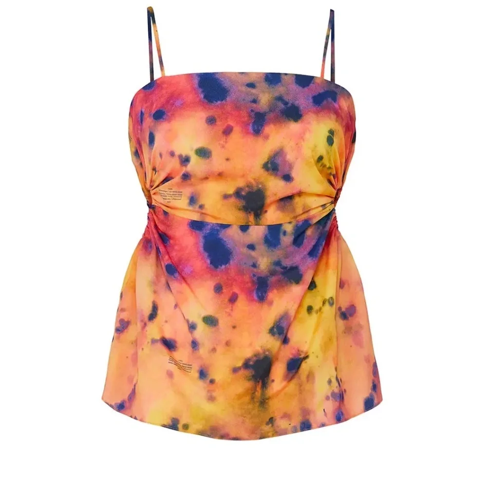 Colorful Tie-Dye Tank Top - Picture 1 of 9